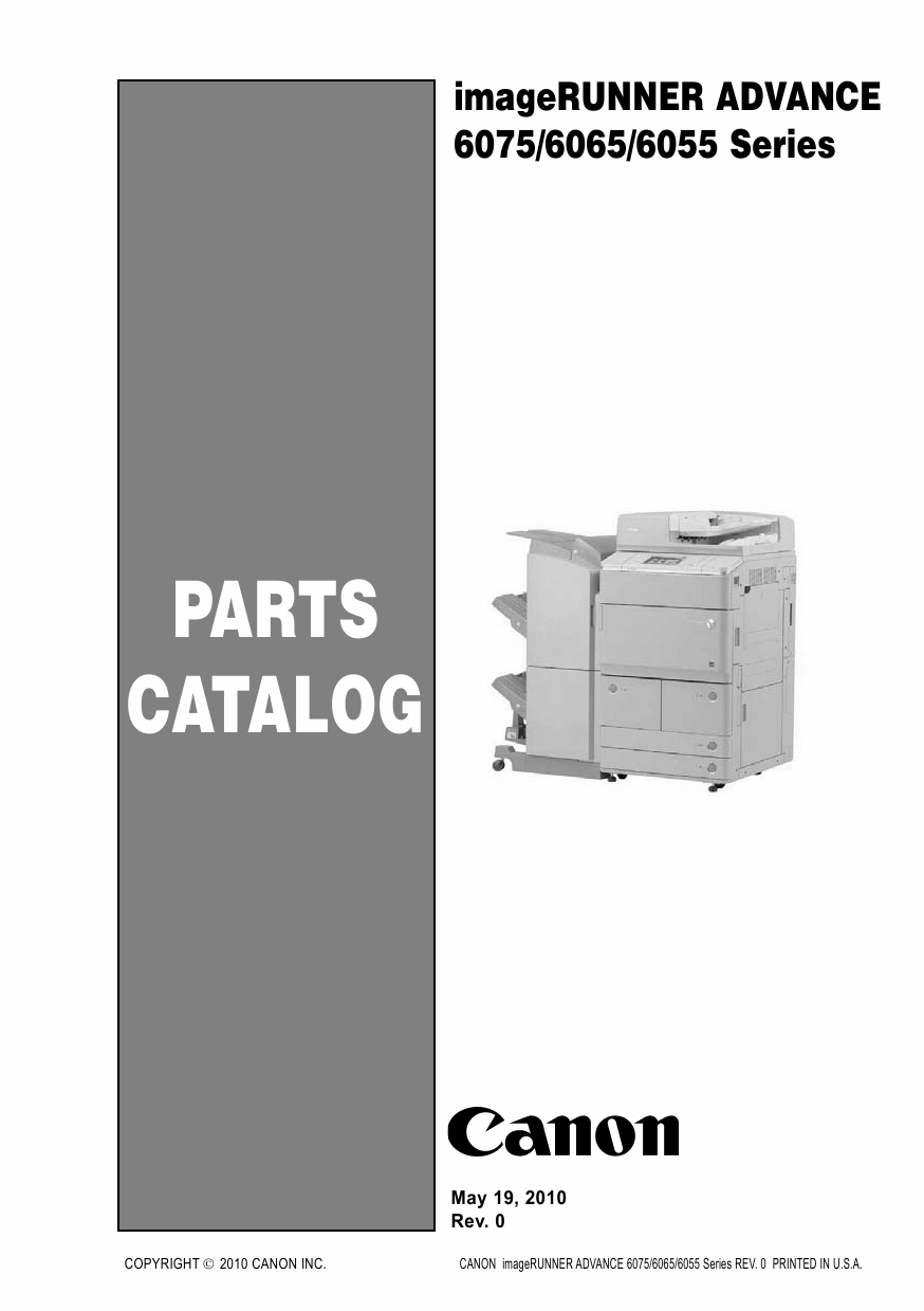 Canon imageRUNNER-iR 6055 6065 6075 i Parts Catalog-1